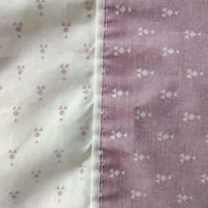 Vintage Laura Ashley King Bed Pillow Case Floral Pattern